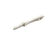 Silver Gold Twisted Tie Bar