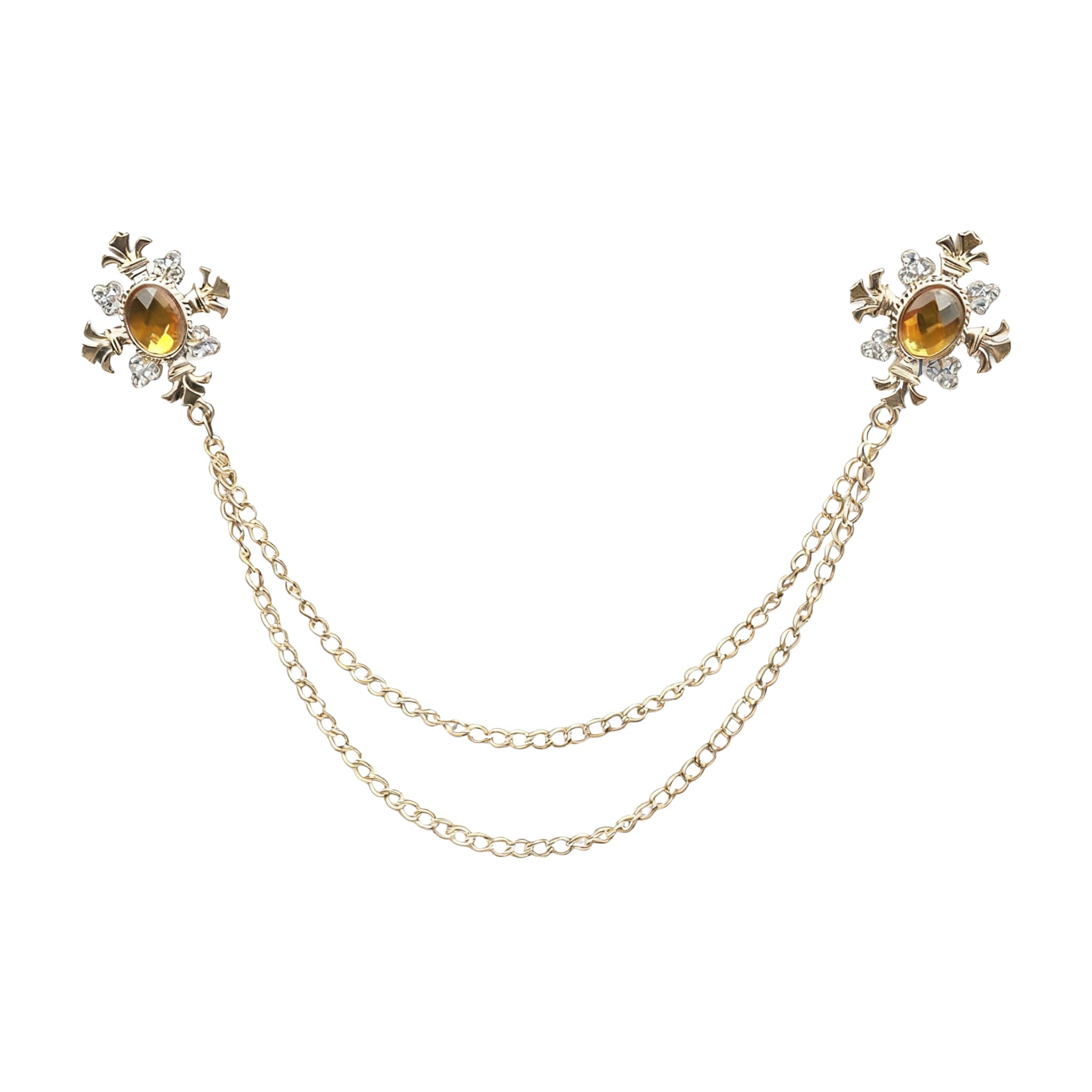 Gold Brown Chain Accessorie