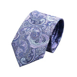 Blue Purple Paisley Necktie