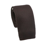 Brown Solid Necktie