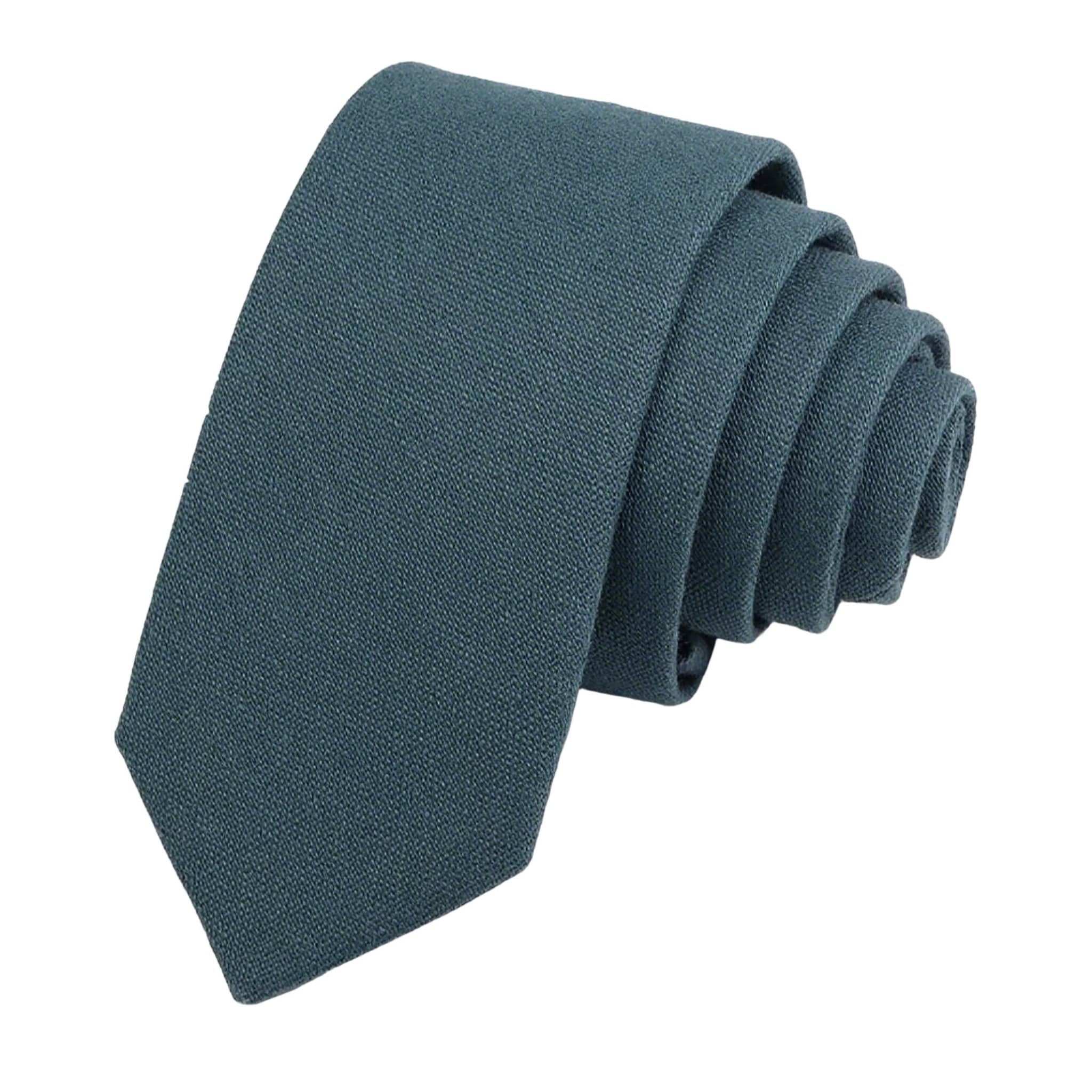 Teal Solid Necktie