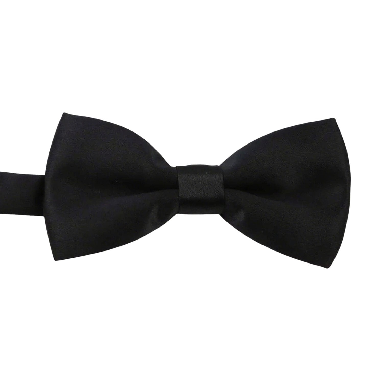 Black With Black Solid Bowtie
