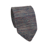 Gray Burgundy Speckled Necktie