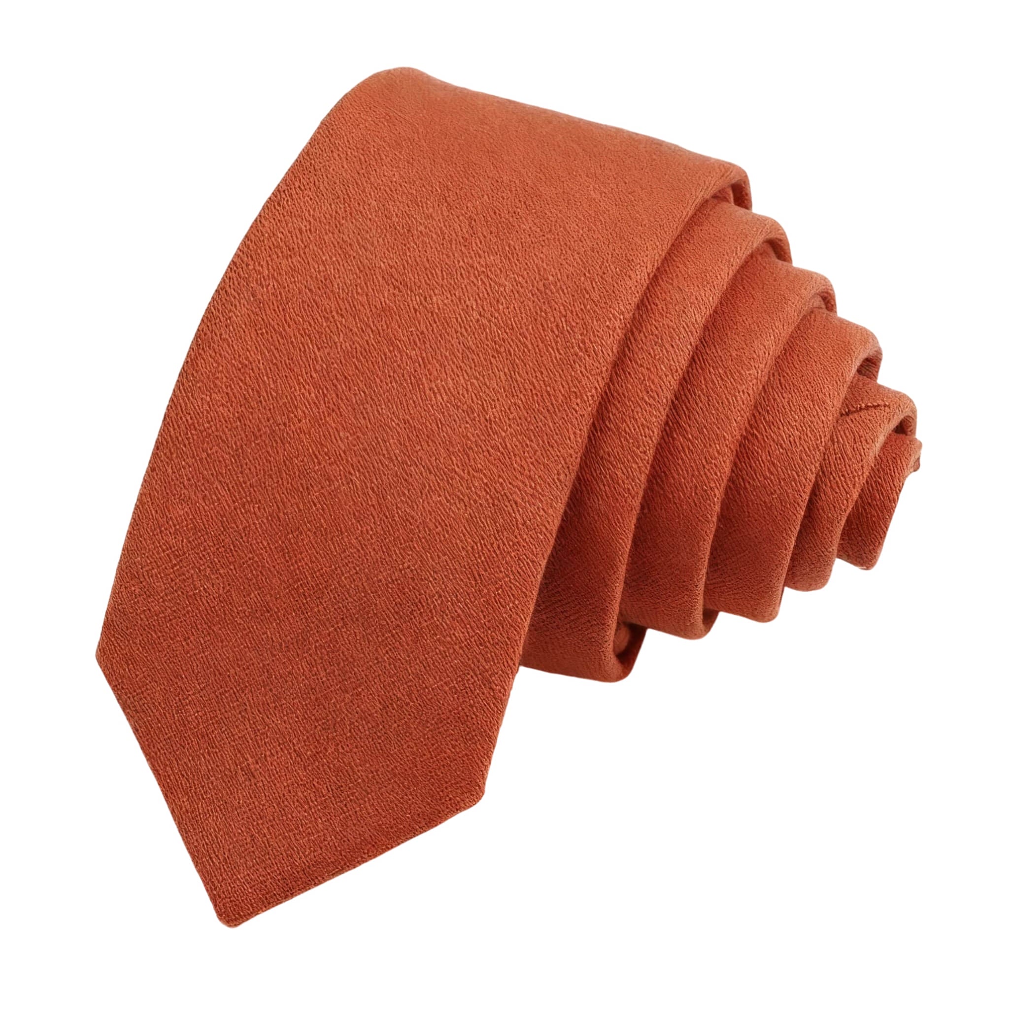 Burnt Orange Solid Necktie