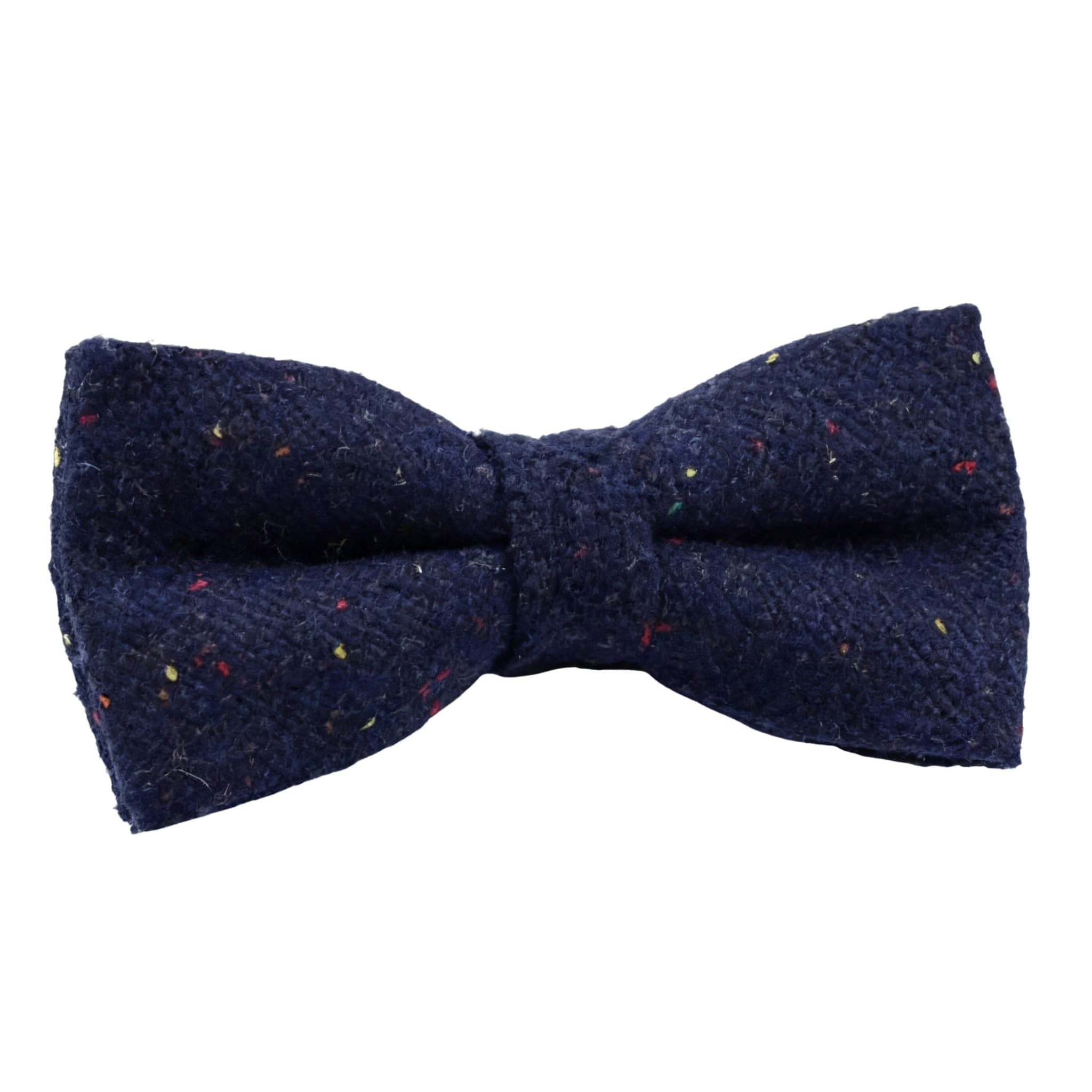 Navy Speckled Bow Tie