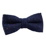 Navy Speckled Bow Tie