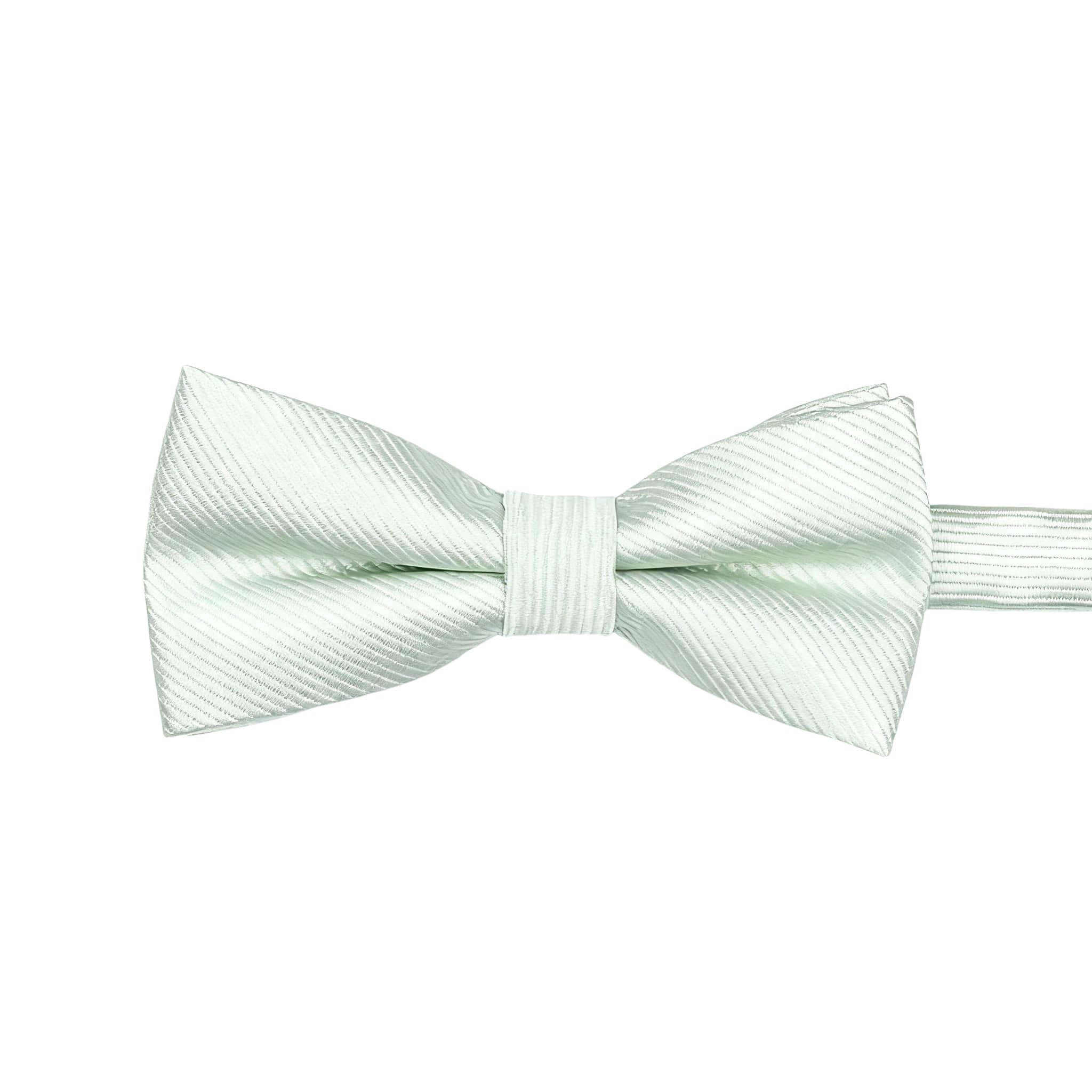 Mint Green Mint Green Striped Bowtie