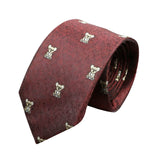 Navy Blue Multicolor Duck Necktie