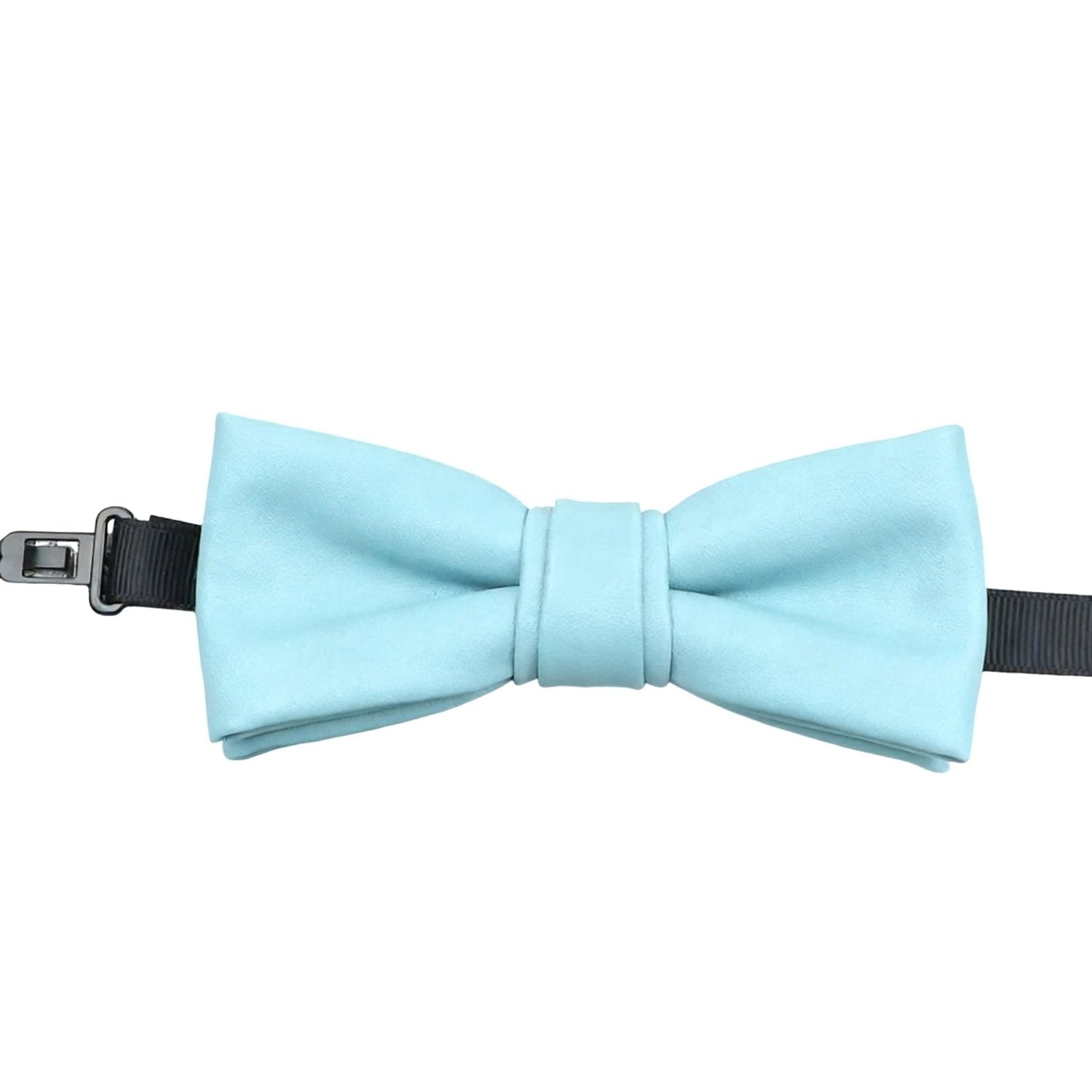 Light Blue With Solid Bow Tie
