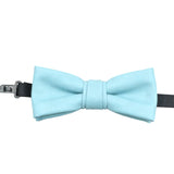 Light Blue Solid Bowtie