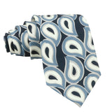 Light Blue Blue Floral Pocket Square