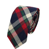 Red Green Plaid Necktie