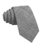 Gray White Dotted Necktie
