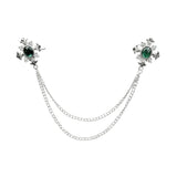 Silver Green Chain Accessorie