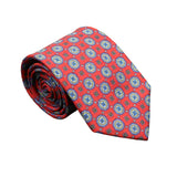 Red Blue Geometric Necktie