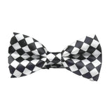 Black Multicolor Musical Note Bowtie