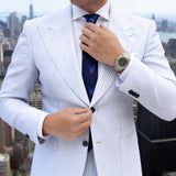 Navy Blue With Red & Blue Swallows Necktie