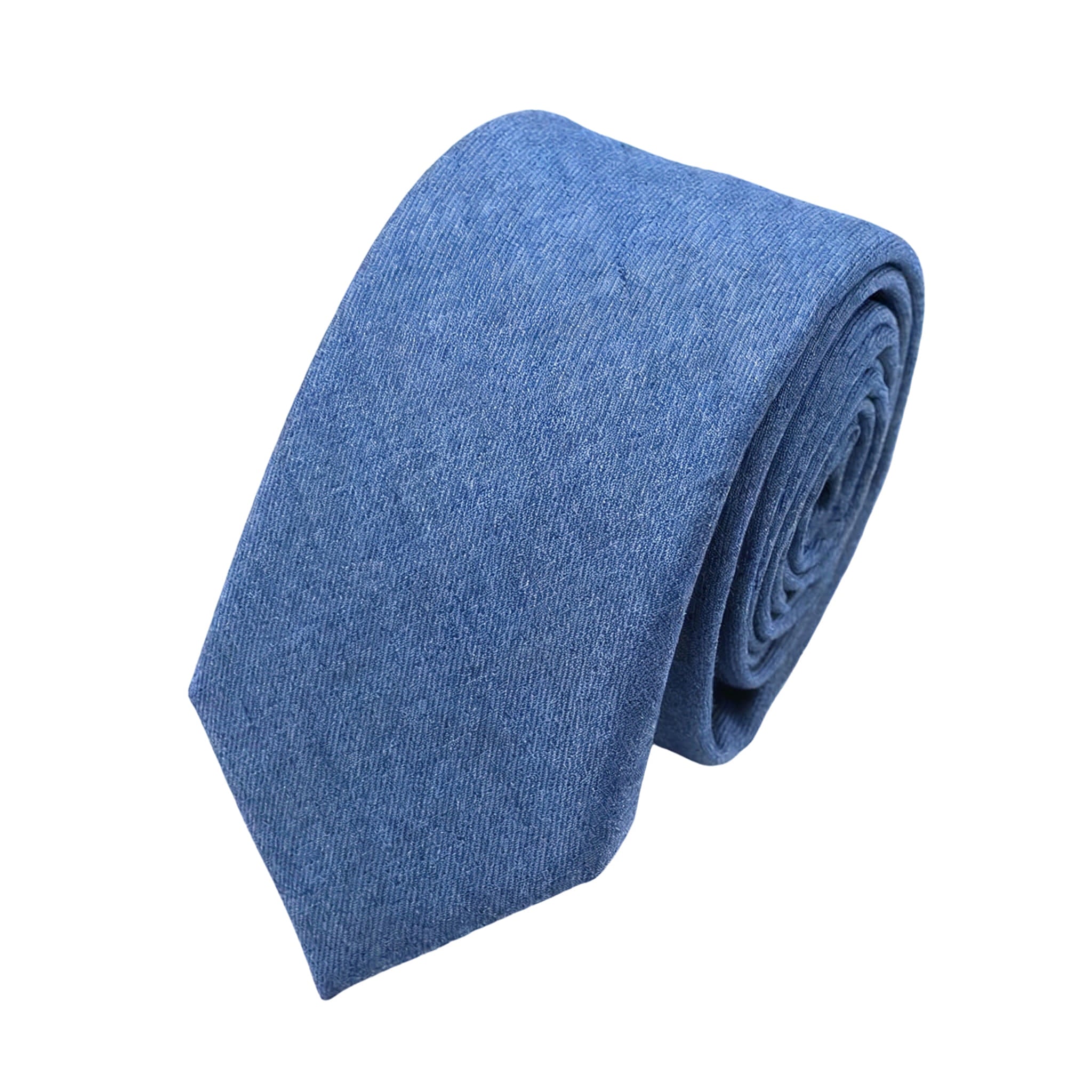 Slate Blue Slate Blue Solid Necktie