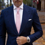 Pink Solid Necktie