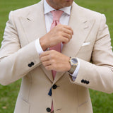 Pink Solid Necktie