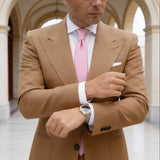 Pink With White Stripes Necktie