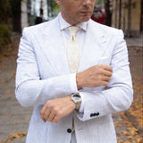 Beige Beige Floral Necktie