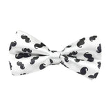 Black Multicolor Splash Bowtie
