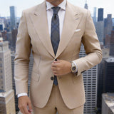 Dark Gray With Blue Plaid Necktie