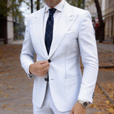 Navy Blue With White Grid Necktie