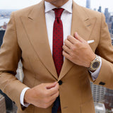 Red With Blue Diamond Necktie