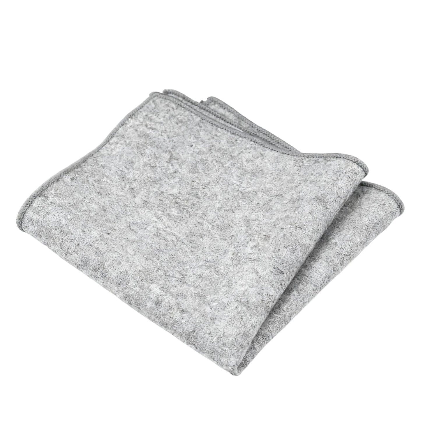 Gray Solid Pocket Square