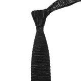 ZONFAZ Men's Knitted Ties 5cm Fashion Skinny Striped Knit Neckties