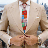 Multicolor Horse Necktie
