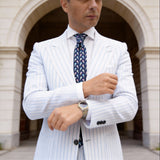 Navy Blue with Colorful Ice Cream Cone Necktie