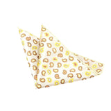 Beige Brown Paisley Pocket Square