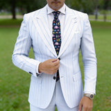 Navy Blue With Colorful Cartoon Cars Necktie