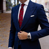 Red With Brown Dachshund Necktie