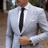 Black With Gold Whales Necktie