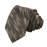 Black Gold Fish Necktie