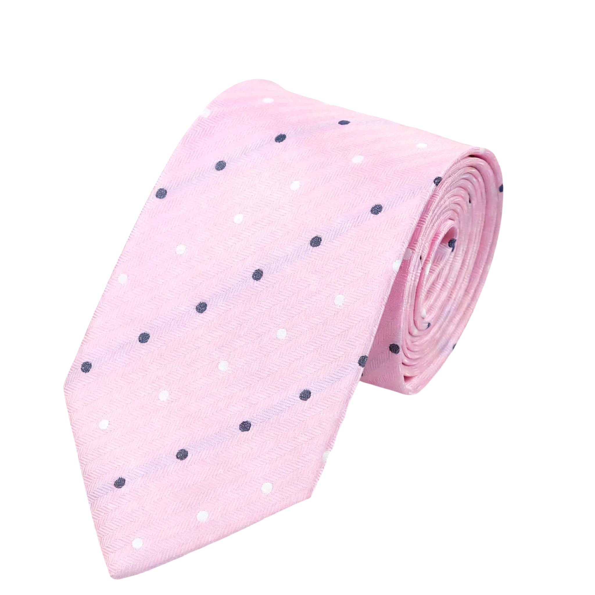 Pink Dotted Tie