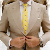 Yellow With White Money Bag Necktie