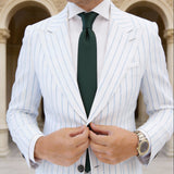 Green Solid Necktie