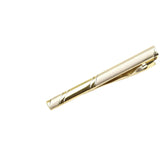 Gold Yellow Twisted Tie Bar