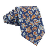 Light Blue Blue Floral Necktie
