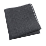 Gray Plaid Pocket Square