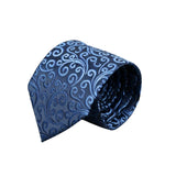 Blue Blue Floral Necktie