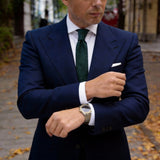 Dark Green Solid Necktie