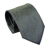 Navy Blue Yellow Textured Necktie
