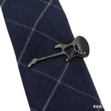 Gray Guitar Tie Bar