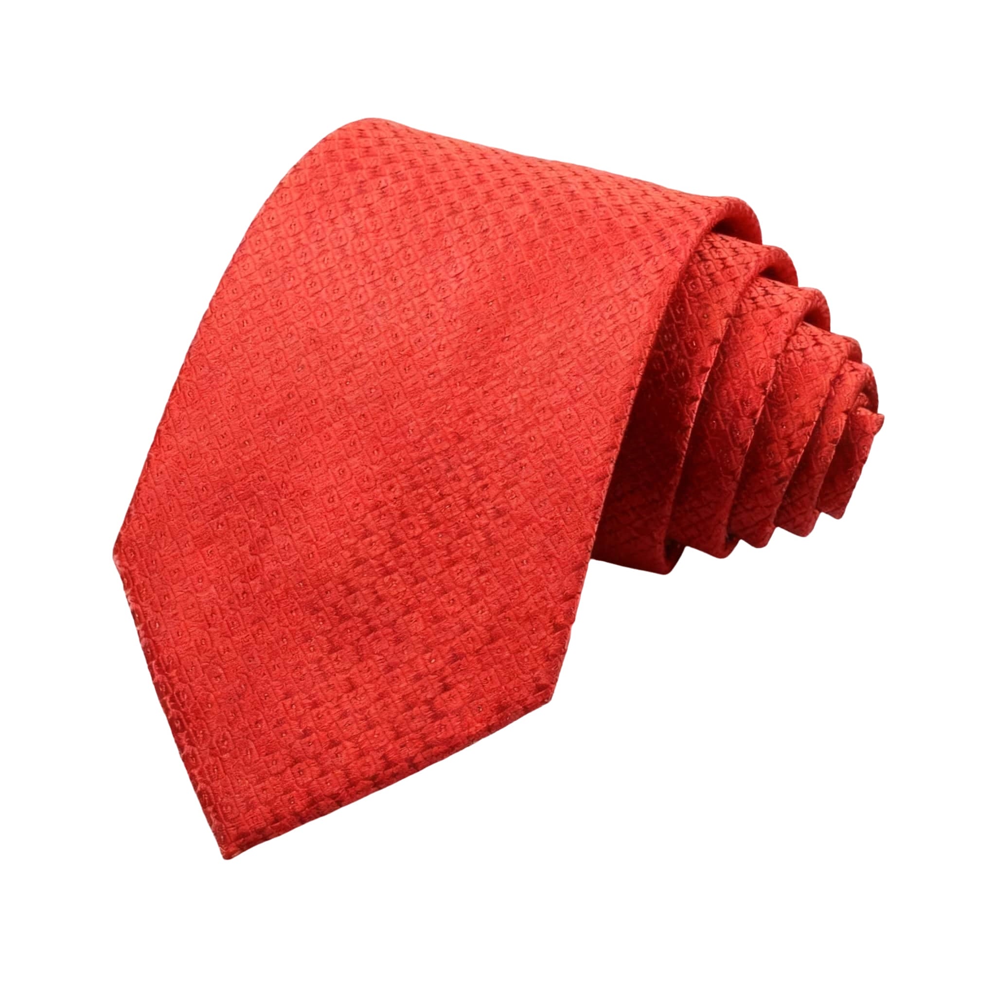 Red Red Dotted Necktie